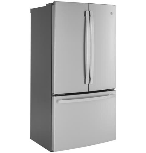 Ge Appliances GWE23GYNFS Ge® Energy Star® 23.1 Cu. Ft. Counter-Depth Fingerprint Resistant French-Door Refrigerator