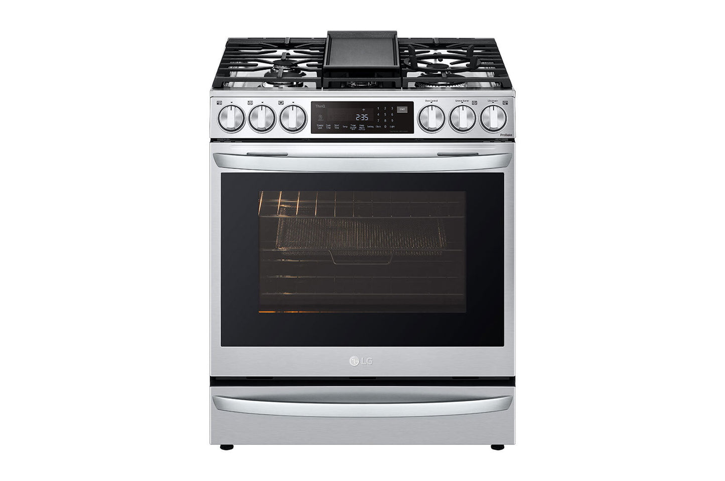 Lg LSGL6337F 6.3 Cu Ft. Smart Wi-Fi Enabled Probake Convection® Instaview® Gas Slide-In Range With Air Fry