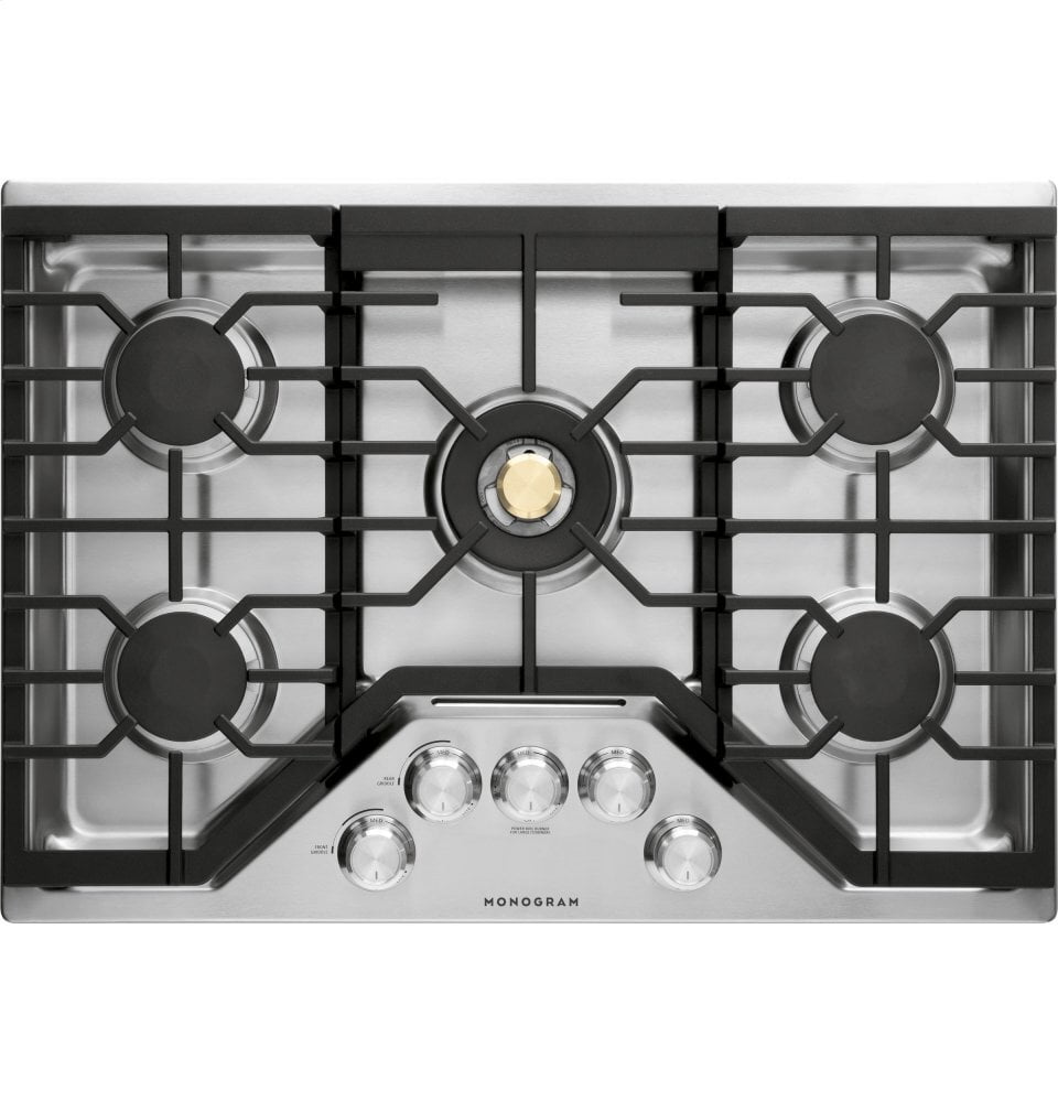 Monogram ZGU30RSLSS Monogram 30" Deep-Recessed Gas Cooktop (Natural Gas)