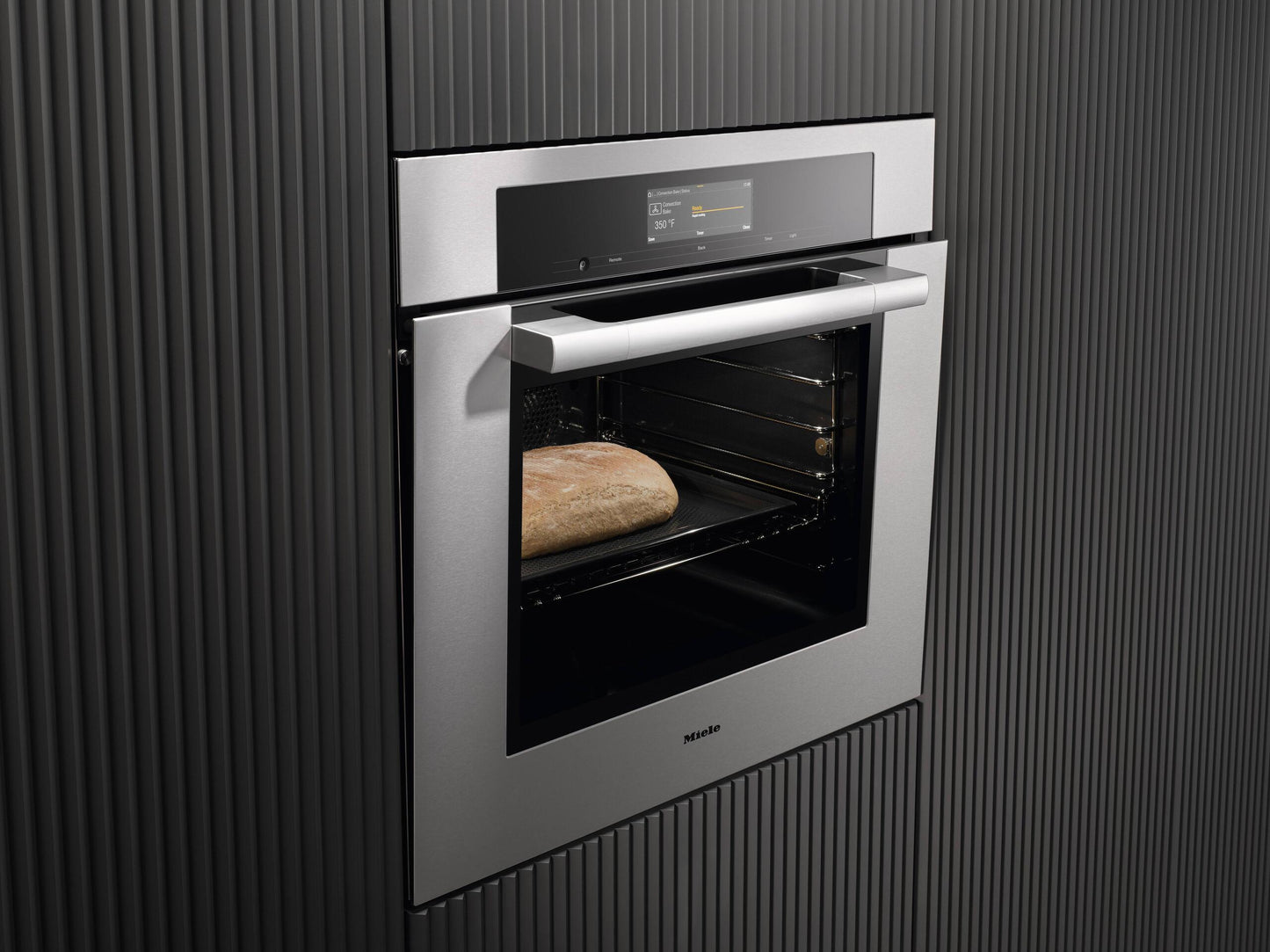 Miele H7780BP STAINLESS STEEL   30 Inch Convection Oven In A Combinable Design With Wireless Precision Probe.