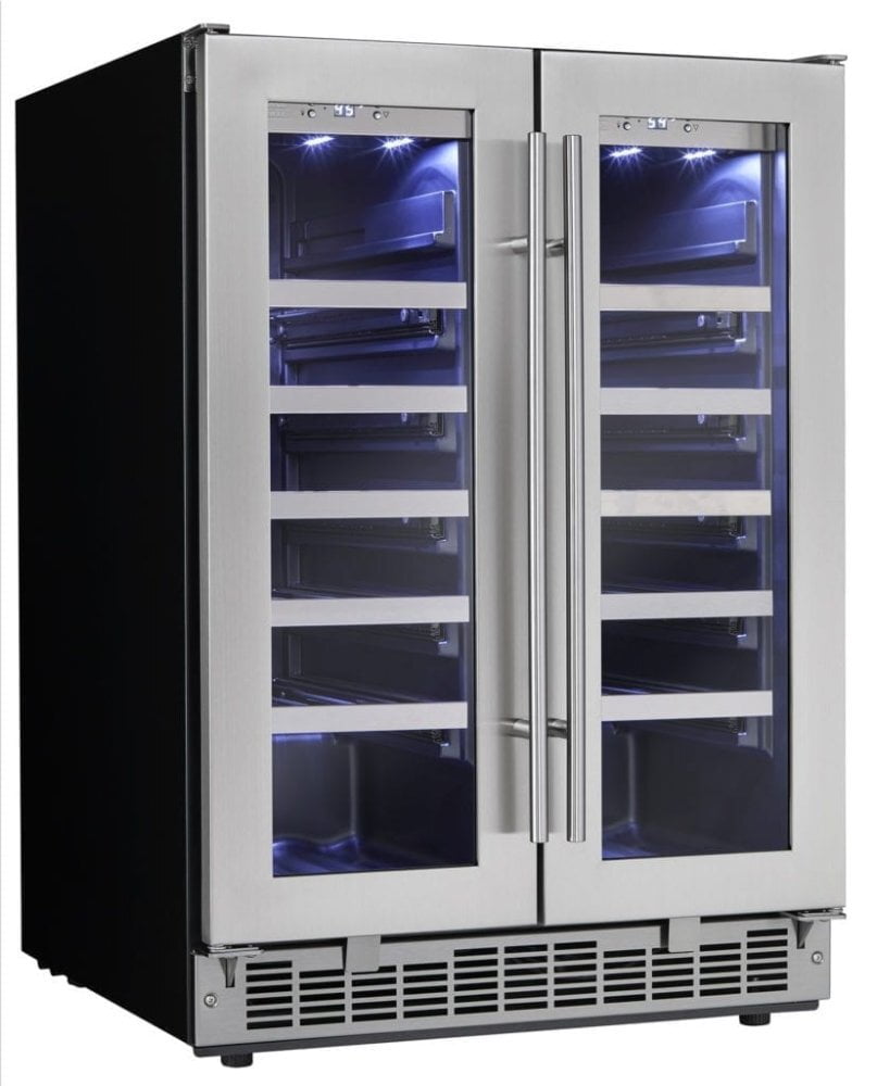 Silhouette DWC047D1BSSPR Napa 24 French Door Wine Cooler