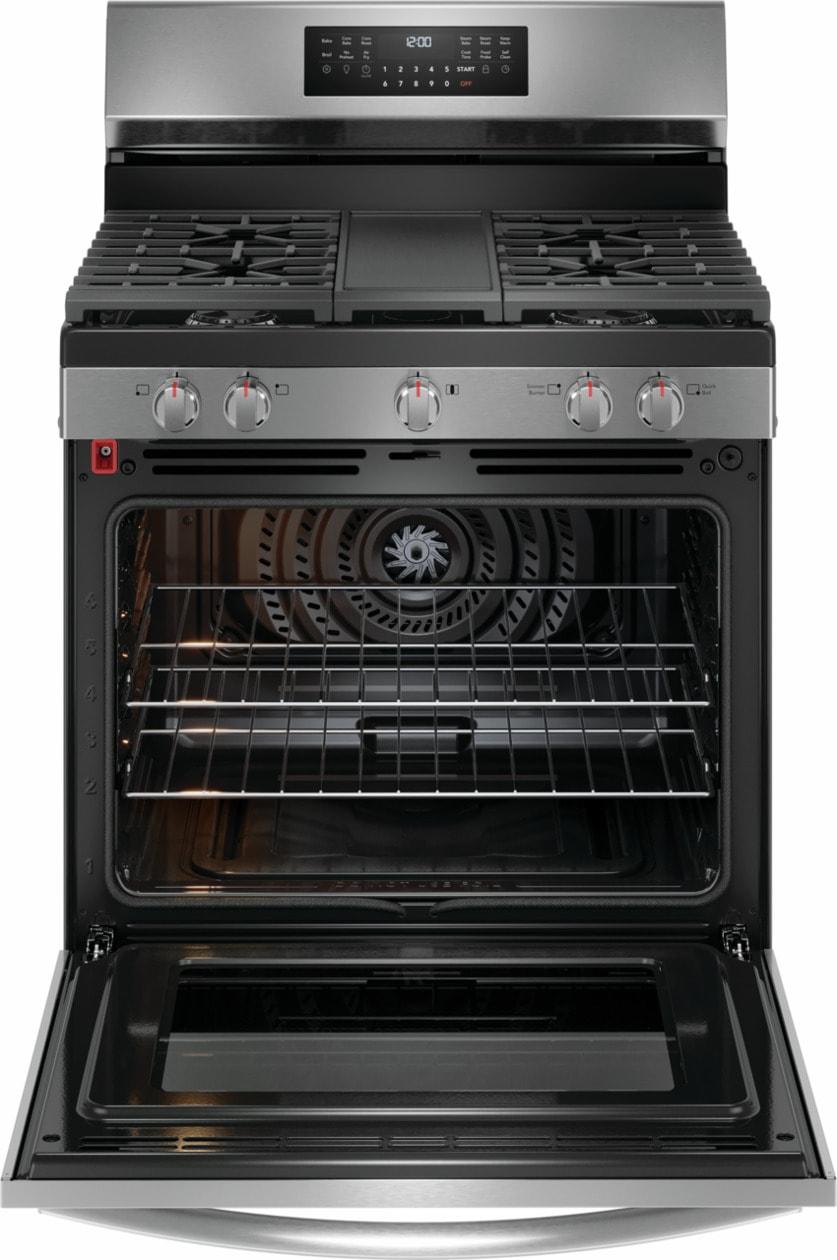 Frigidaire GCRG3060BF Frigidaire Gallery 30" Rear Control Gas Range With Total Convection