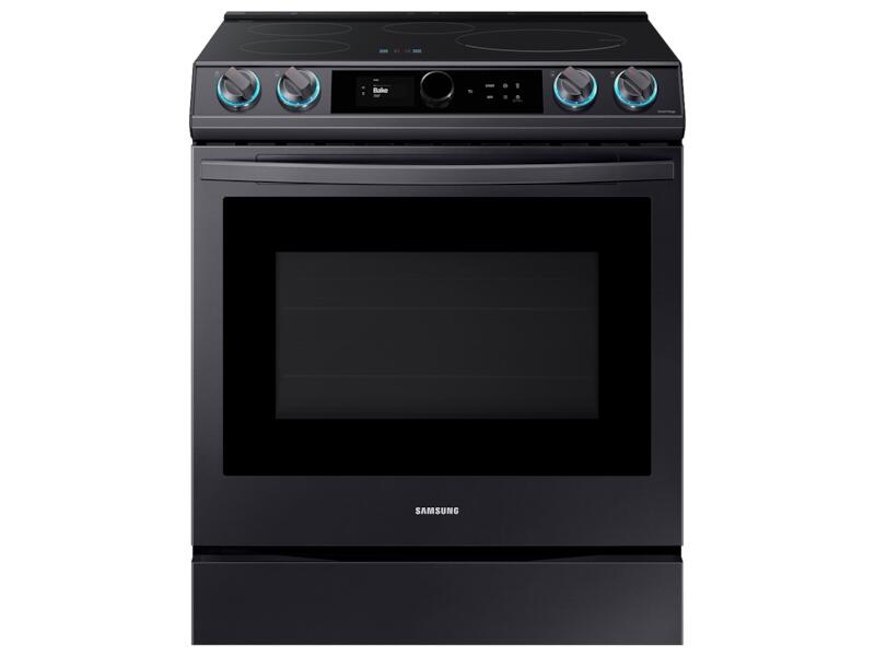 Samsung NE63T8911SG 6.3 Cu. Ft. Smart Slide-In Induction Range With Smart Dial & Air Fry In Black Stainless Steel