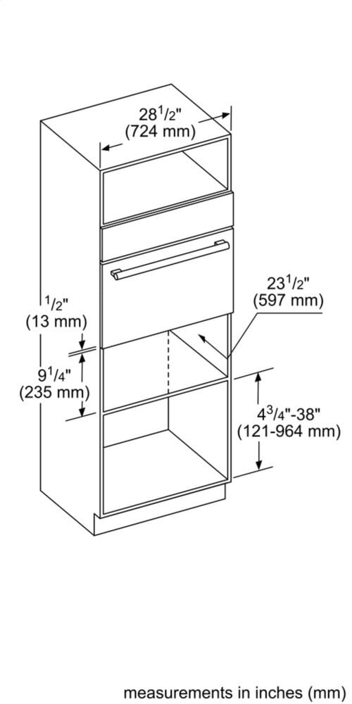 Thermador SD30WC 30-Inch Storage Drawer With Push To Open