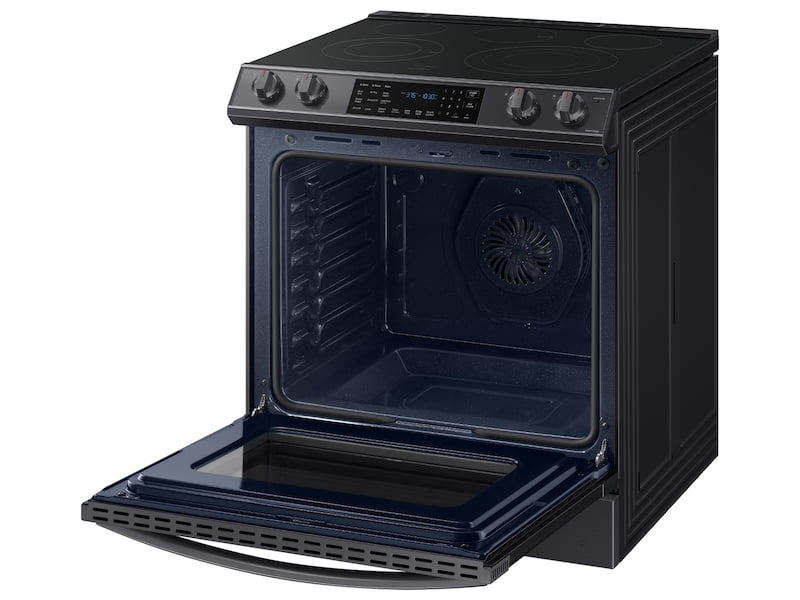 Samsung NE63T8511SG 6.3 Cu. Ft. Front Control Slide-In Electric Range With Air Fry & Wi-Fi In Black Stainless Steel