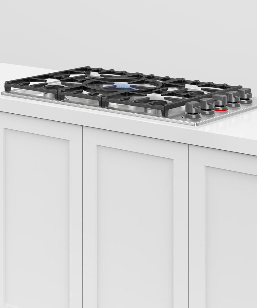 Fisher & Paykel CDV3365HL Gas Cooktop, 36", Lpg