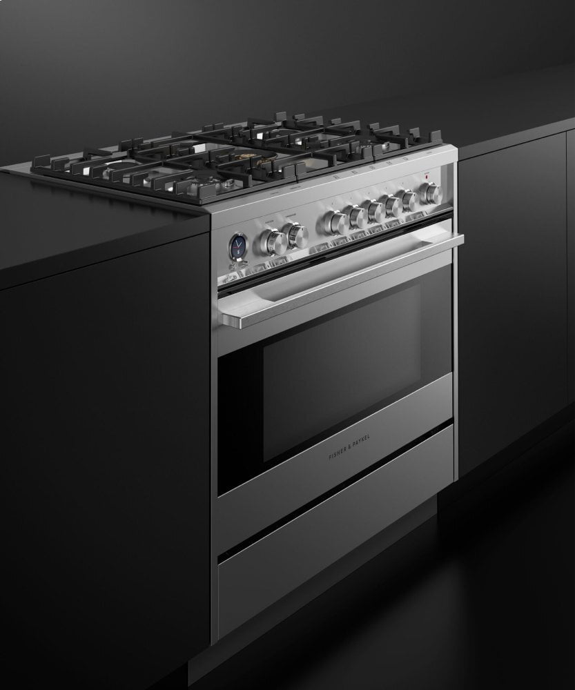 Fisher & Paykel OR36SDG6X1 Dual Fuel Range, 36", 5 Burners, Self-Cleaning