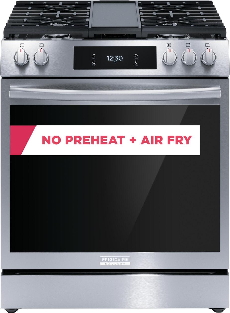 Frigidaire GCFG3060BF Frigidaire Gallery 30" Front Control Gas Range With Total Convection