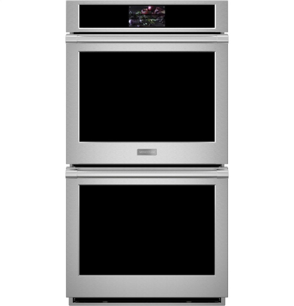 Monogram ZKD90DPSNSS Monogram 27" Smart Electric Convection Double Wall Oven Statement Collection