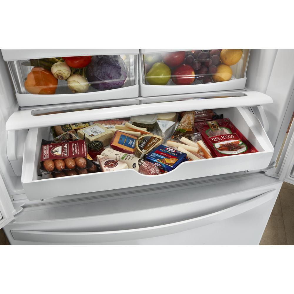 Whirlpool WRFF5333PZ 33-Inch Wide French Door Refrigerator - 22 Cu. Ft.