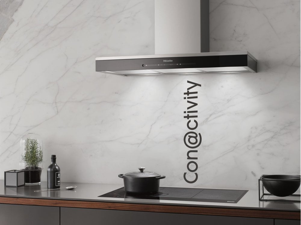 Miele DA6698WSS Wall Ventilation Hood With Energy-Efficient Led Lighting And Touch Controls For Simple Operation.