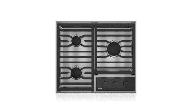 Wolf CG243TFSLP 24" Transitional Framed Gas Cooktop