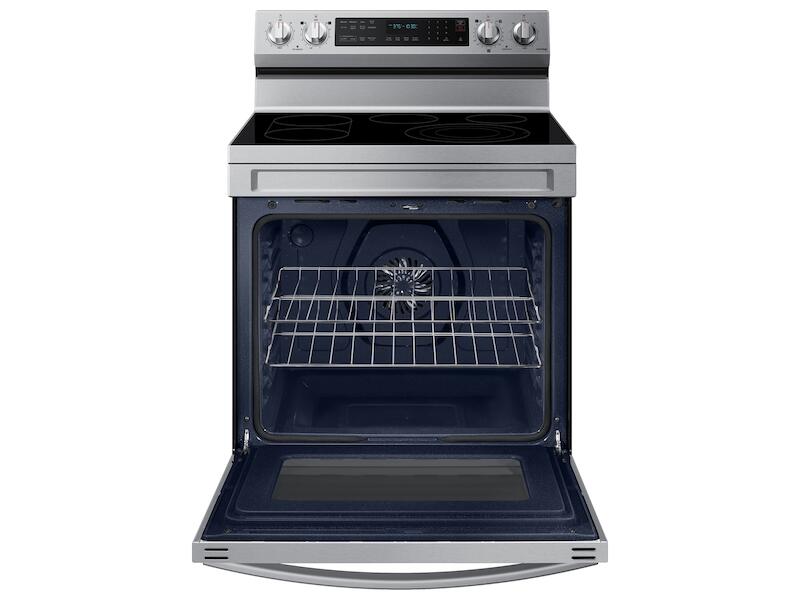 Samsung NE63A6711SS 6.3 Cu. Ft. Smart Freestanding Electric Range With No-Preheat Air Fry, Convection+ & Griddle In Stainless Steel