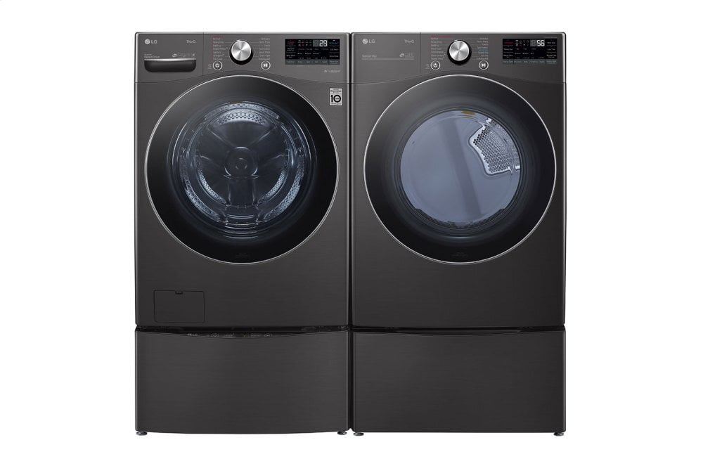 Lg DLEX4200B 7.4 Cu. Ft. Ultra Large Capacity Smart Wi-Fi Enabled Front Load Electric Dryer With Turbosteam&#8482; And Built-In Intelligence