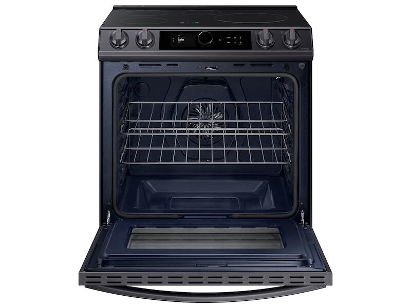 Samsung NE63T8911SG 6.3 Cu. Ft. Smart Slide-In Induction Range With Smart Dial & Air Fry In Black Stainless Steel