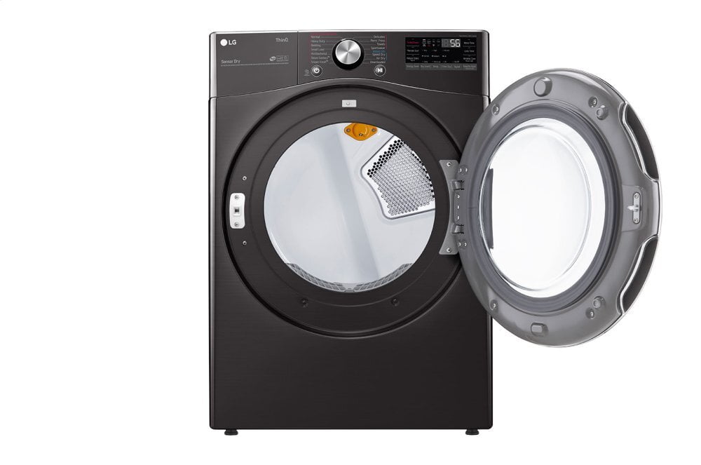 Lg DLEX4200B 7.4 Cu. Ft. Ultra Large Capacity Smart Wi-Fi Enabled Front Load Electric Dryer With Turbosteam&#8482; And Built-In Intelligence