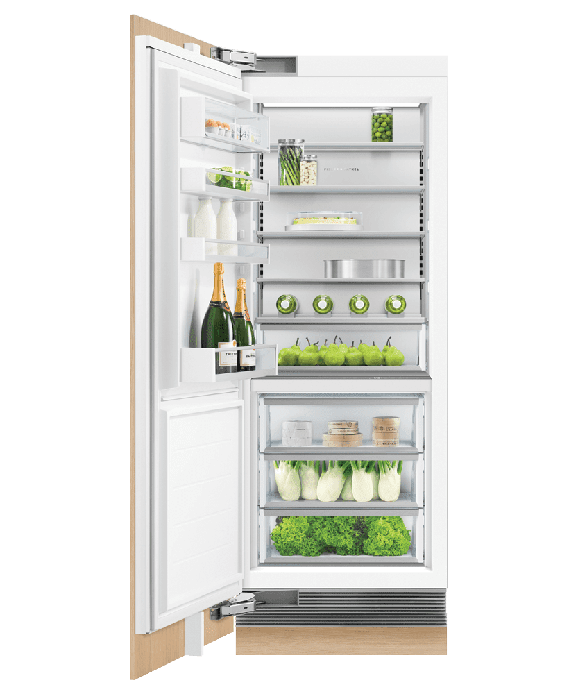 Fisher & Paykel RS3084SL1 Integrated Column Refrigerator, 30"