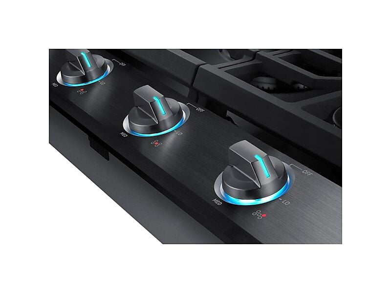 Samsung NA36N6555TG 36" Gas Cooktop In Black Stainless Steel