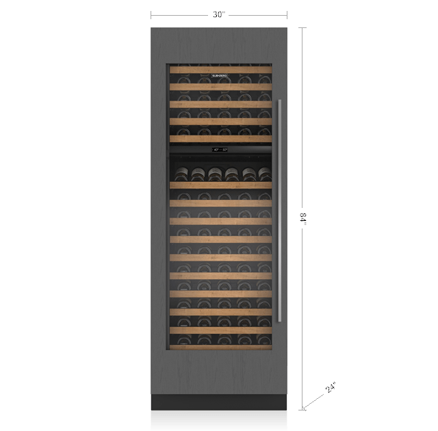 Sub-Zero DEC3050WR 30" Designer Wine Storage - Panel Ready