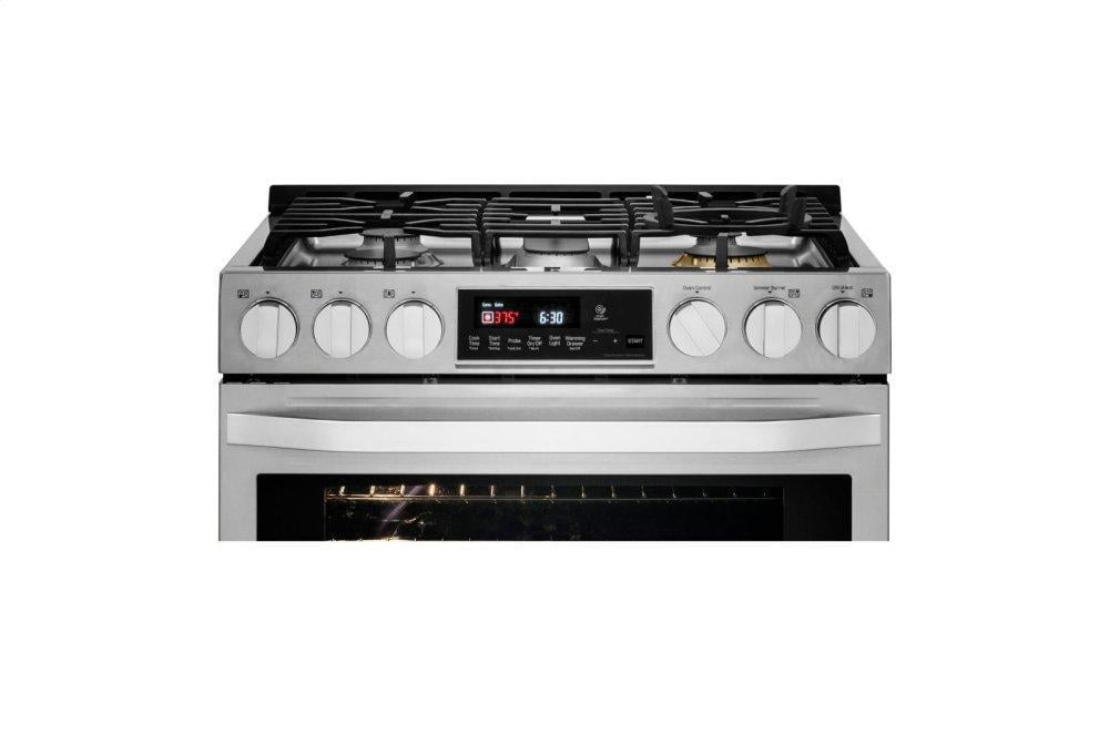 Lg LSSG3017ST Lg Studio 6.3 Cu. Ft. Smart Wi-Fi Enabled Gas Slide-In Range With Probake Convection®