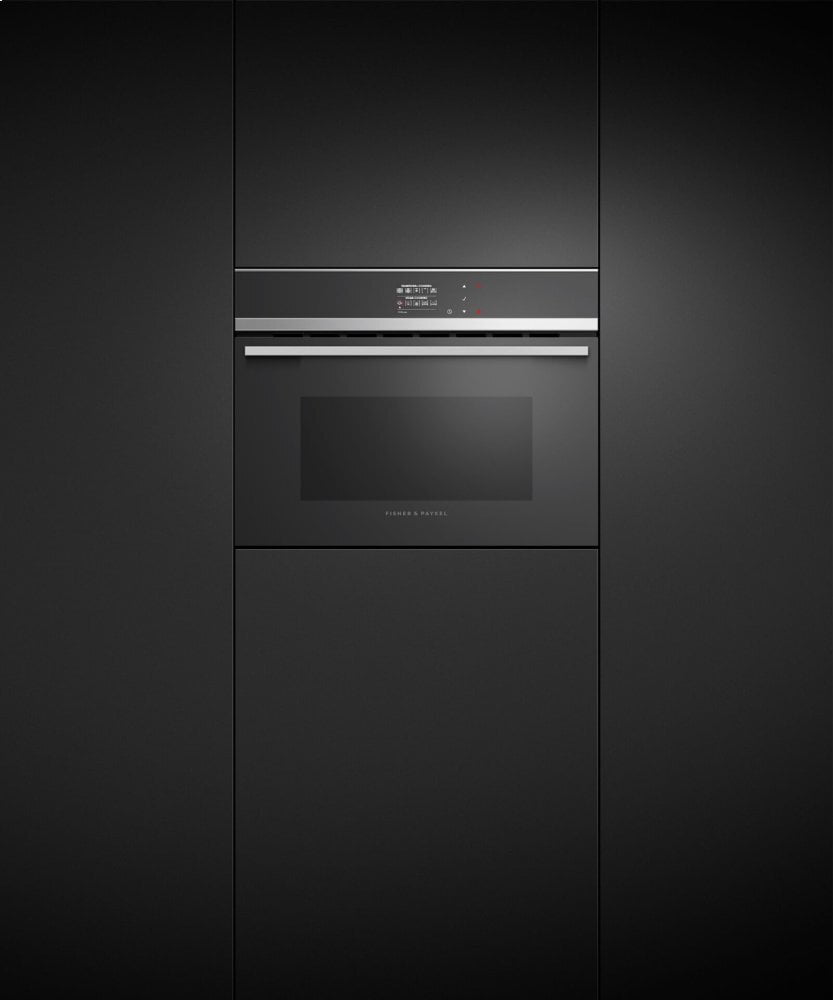 Fisher & Paykel OS24NDB1 Combination Steam Oven, 24", 9 Function