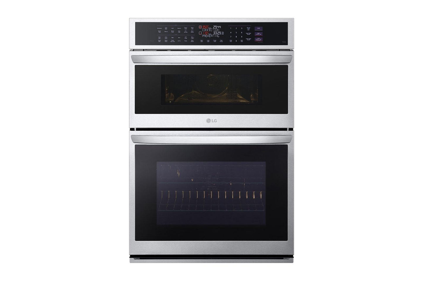 Lg WCEP6427F 1.7/4.7 Cu. Ft. Smart Combination Wall Oven With Instaview®, True Convection, Air Fry, And Steam Sous Vide