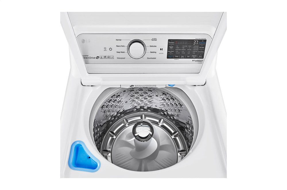 Lg WT7305CW 4.8 Cu. Ft. Mega Capacity Smart Wi-Fi Enabled Top Load Washer With Agitator And Turbowash3D&#8482; Technology