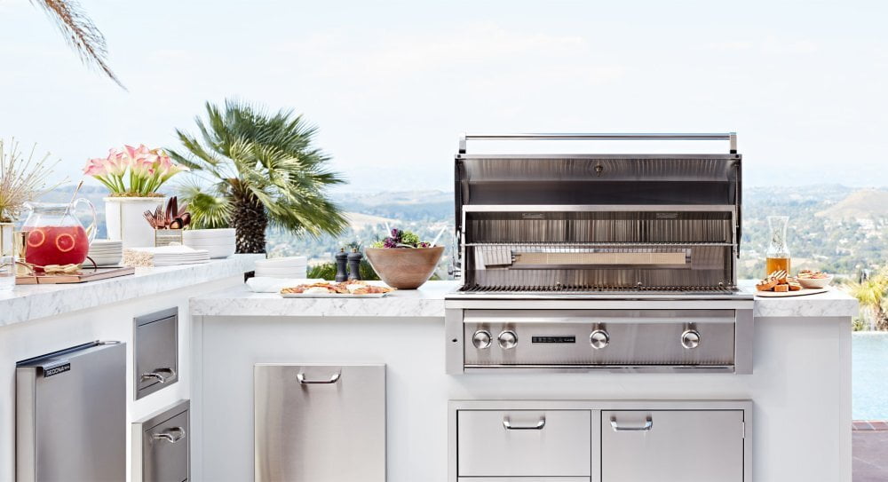 Lynx L500FLP 30" Sedona By Lynx Freestanding Grill With 2 Stainless Steel Burners, Lp