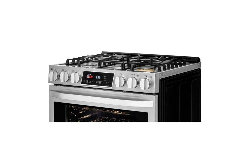 Lg LSSG3017ST Lg Studio 6.3 Cu. Ft. Smart Wi-Fi Enabled Gas Slide-In Range With Probake Convection®