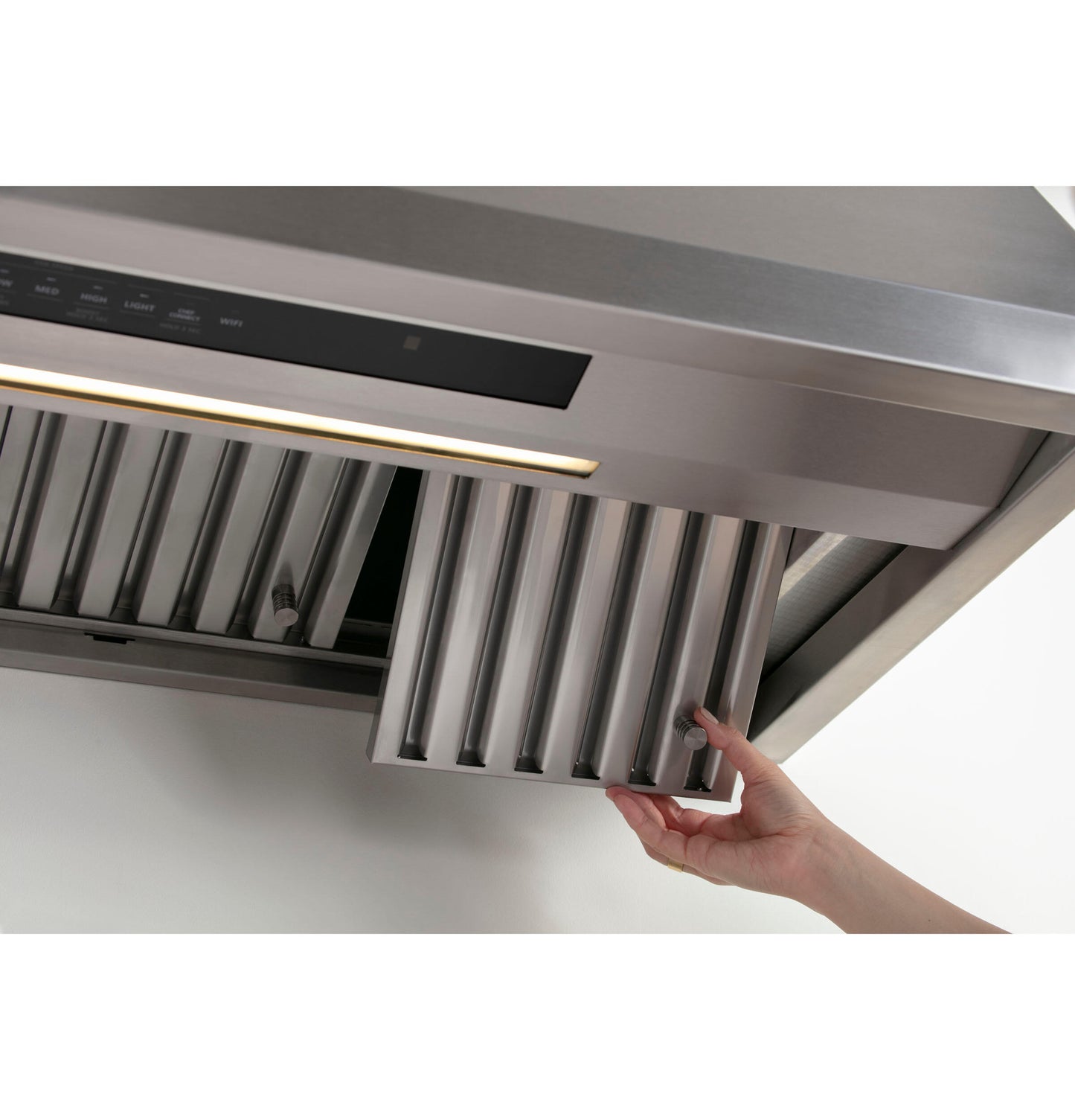 Monogram ZVW1480SPSS Monogram 48" Stainless Steel Professional Hood With Quietboost&#8482; Blower