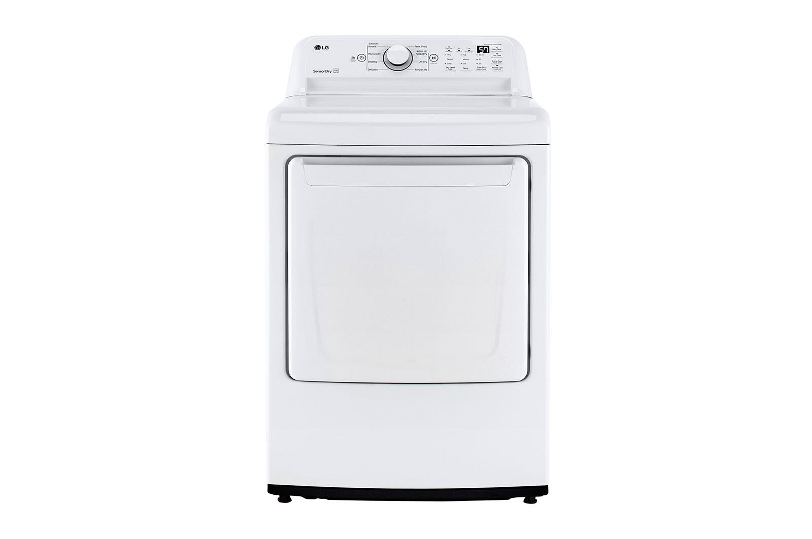 Lg DLE7000W 7.3 Cu. Ft. Ultra Large Capacity Top Load Electric Dryer With Sensor Dry Technology