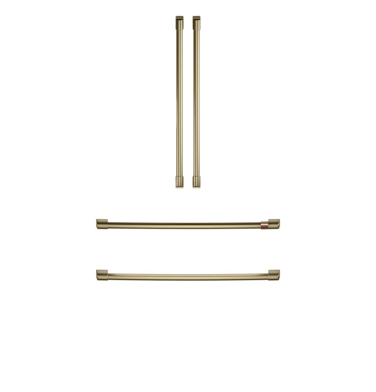 Cafe CXQB4H4PNCG Café&#8482; Refrigeration Handle Kit - Brushed Brass