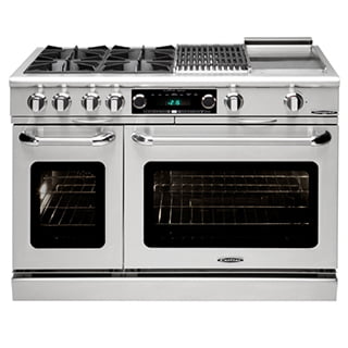 Capital COB484BB Connoisseurian 48" Dual Fuel Self Clean Range