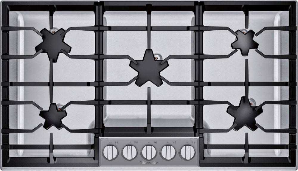 Thermador SGSP365TS 36-Inch Masterpiece® Pedestal Star® Burner Gas Cooktop