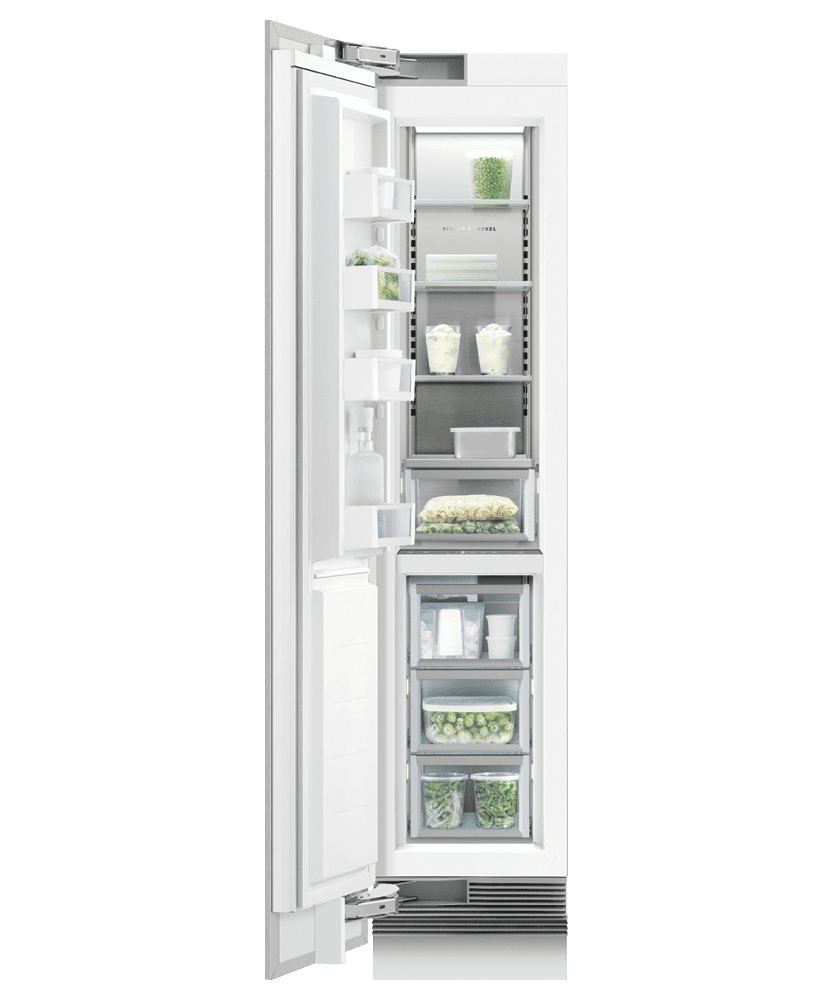 Fisher & Paykel RS1884FLJK1 Integrated Column Freezer, 18", Ice