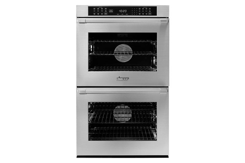 Dacor HWO230PS 30" Double Wall Oven, Silver Stainless Steel With Pro Style Handle