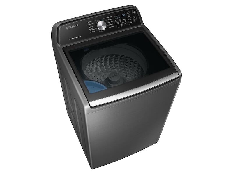 Samsung WA44A3405AP 4.4 Cu. Ft. Top Load Washer With Activewave&#8482; Agitator And Active Waterjet In Platinum