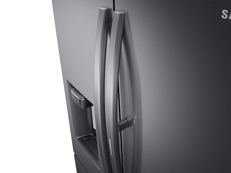 Samsung RF22R7351SG 22 Cu. Ft. Food Showcase Counter Depth 4-Door French Door Refrigerator In Black Stainless Steel