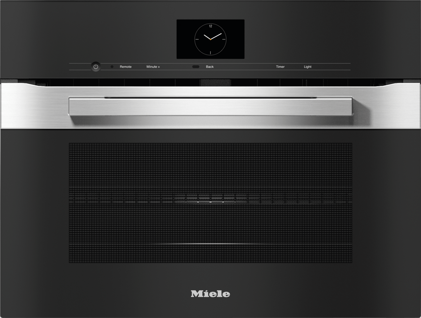 Miele H7640BMAMCLEANTOUCHSTEEL H 7640 Bm Am - 24" Compact Speed Oven In A Perfectly Combinable Design With Automatic Programs And Roast Probe.