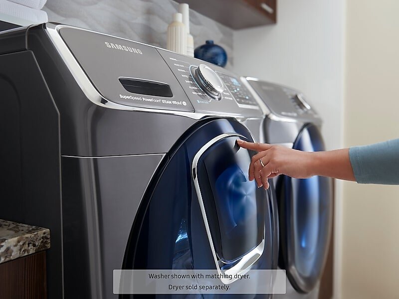 Samsung WF45K6500AV 4.5 Cu. Ft. Smart Front Load Washer With Addwash&#8482; In Black Stainless Steel