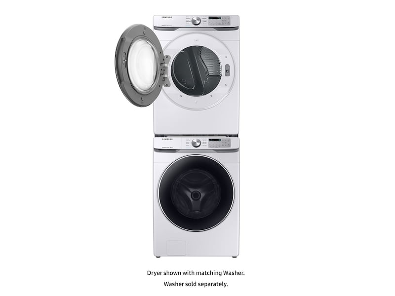 Samsung DVG45T6200W 7.5 Cu. Ft. Gas Dryer With Steam Sanitize+ In White