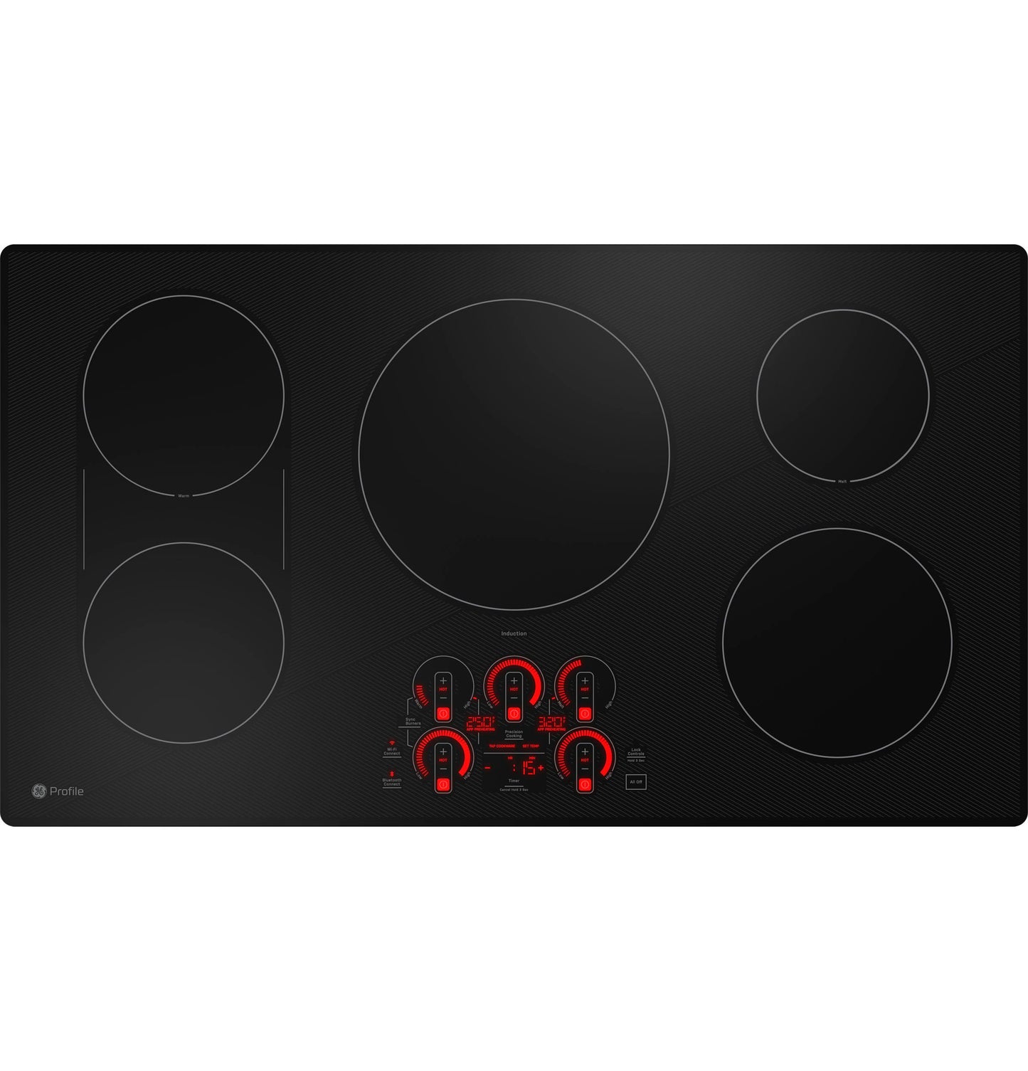 Ge Appliances PHP9036DTBB Ge Profile&#8482; 36" Built-In Touch Control Induction Cooktop