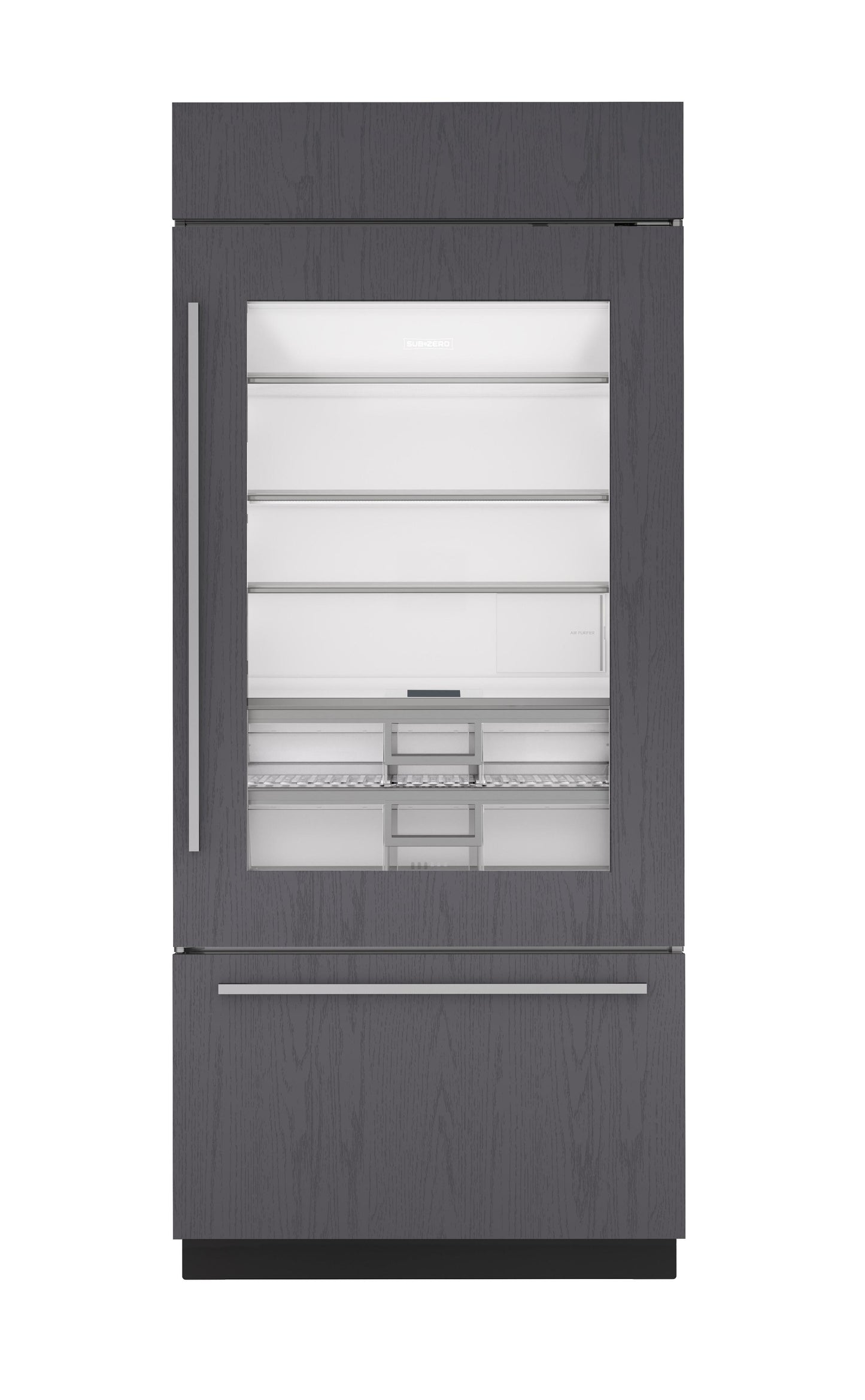 Sub-Zero CL3650UGOL 36" Classic Over-And-Under Refrigerator/Freezer With Glass Door - Panel Ready