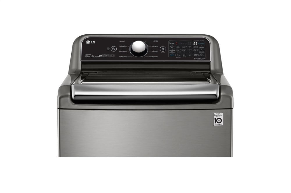 Lg WT7305CV 4.8 Cu. Ft. Mega Capacity Smart Wi-Fi Enabled Top Load Washer With Agitator And Turbowash3D&#8482; Technology