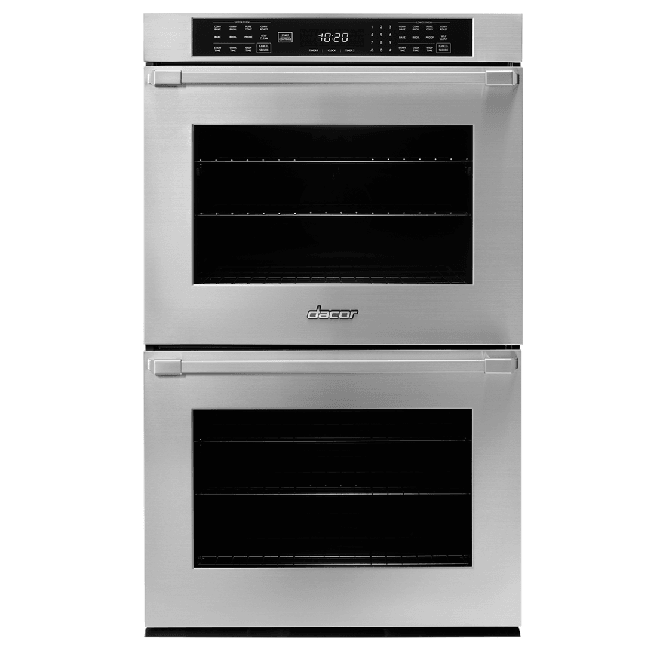 Dacor HWO230PS 30" Double Wall Oven, Silver Stainless Steel With Pro Style Handle