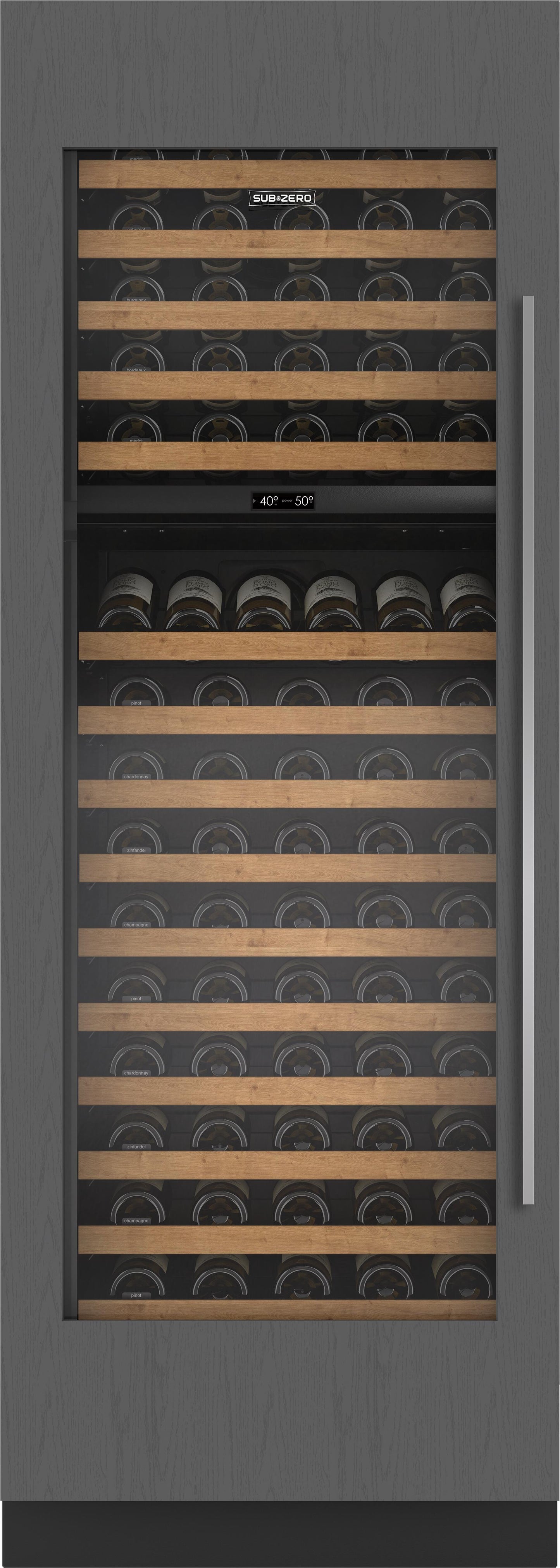 Sub-Zero DEC3050WAR 30" Designer Wine Storage - Panel Ready