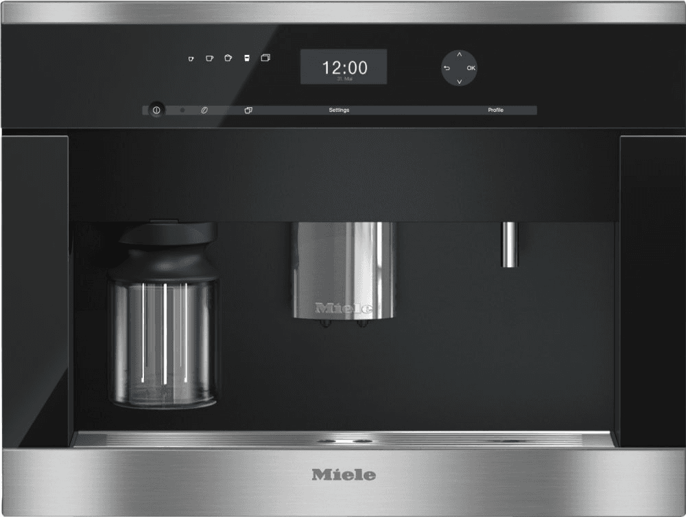 Miele CVA6401SS Built-In Coffee Machine With Bean-To Cup System And Onetouch For Two Prep. For Perfect Coffee Enjoyment.