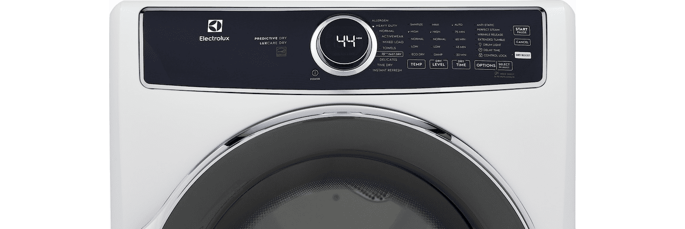 Electrolux ELFG7537AW Gas 8.0 Cu. Ft. Front Load Dryer