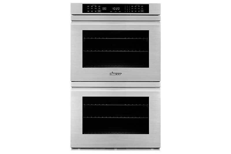 Dacor HWO230FS 30" Double Wall Oven, Silver Stainless Steel With Flush Handle