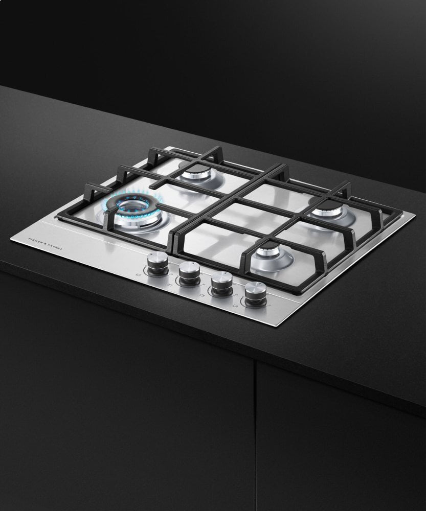 Fisher & Paykel CG244DNGX1N Gas On Steel Cooktop, 24"